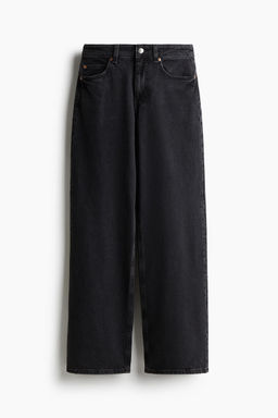 H&M - Women Grey Wide High Jeans