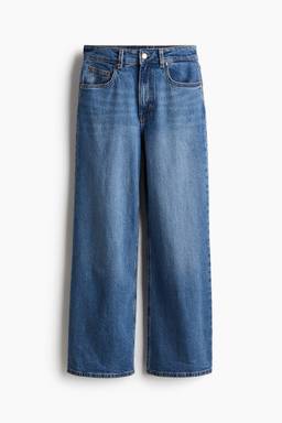 H&M - Women Blue Wide High Jeans