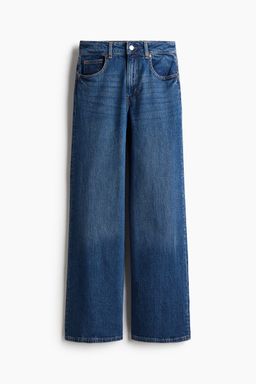H&M - Women Blue Wide High Jeans