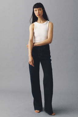 H&M - Women Blue Wide High Jeans