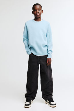 H&M - Boys Black Baggy Fit Jeans