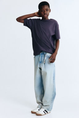 H&M - Boys Blue Baggy Fit Jeans