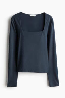 H&M - Boys Beige Long-Sleeved Jersey Top