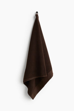 H&M - Brown Cotton Terry Bath Towel