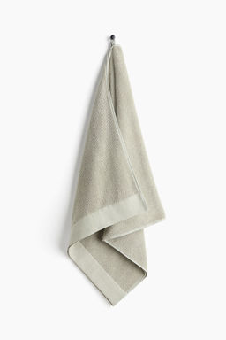 H&M - Green Cotton Terry Bath Towel