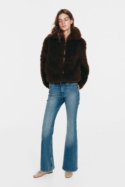 H&M - Women Blue Fla High Jeans