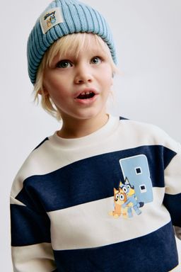 H&M - Boys White Oversized Printed Sweatshirt