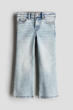 H&M - Girls Blue Superstretch Wide Leg Jeans