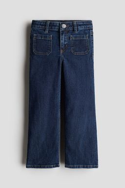 H&M - Girls Blue Superstretch Wide Leg Jeans