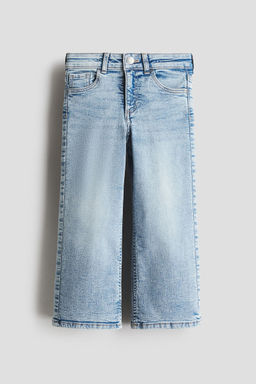 H&M - Girls Blue Superstretch Wide Leg Jeans