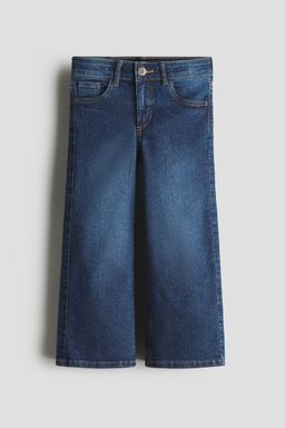 H&M - Girls Blue Superstretch Wide Leg Jeans