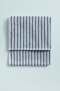 H&M - Blue Striped Bath Towel