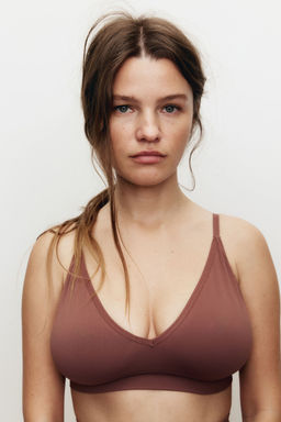 H&M - Women Pink Seamless Padded Soft Bra