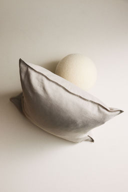 H&M - Beige Linen-Blend Cushion Cover