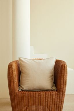 H&M - Beige Linen-Blend Cushion Cover