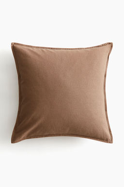 H&M - Brown Linen-Blend Cushion Cover