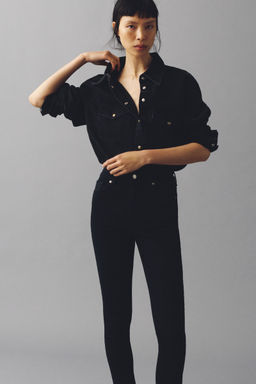 H&M - Women Black Skinny High Jeans