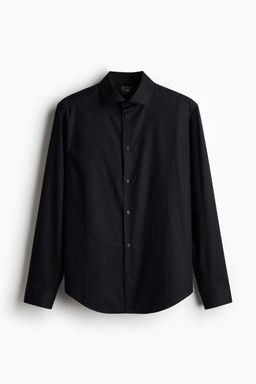 H&M - Men Black Slim Fit Shirt