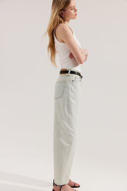 H&M - Women Blue Barrel High Jeans