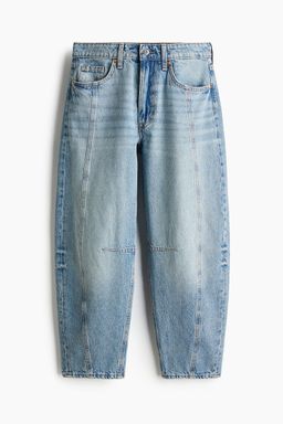 H&M - Women Blue Super Barrel Regular Jeans