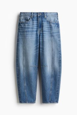 H&M - Women Blue Super Barrel Regular Jeans