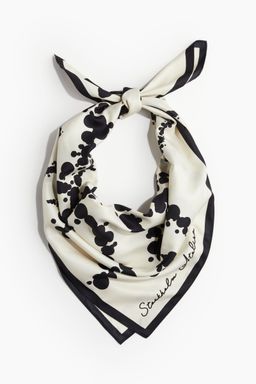 H&M - Women White Patterned Scarf