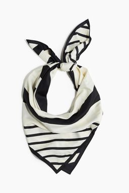 H&M - Women White Patterned Scarf