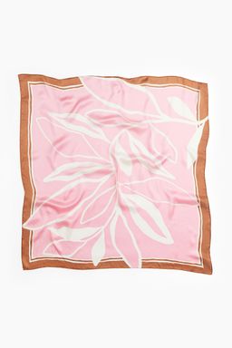 H&M - Women Pink Patterned Scarf