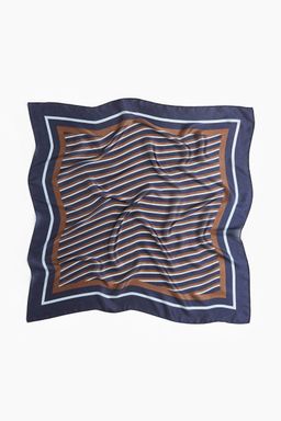 H&M - Women Blue Patterned Scarf