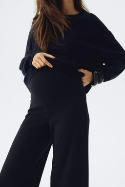 H&M - Women Blue Mama Wide Trousers