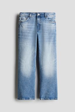 H&M - Girls Blue Baggy Fit Bootcut Leg Jeans