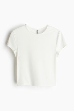 H&M - Women White Fitted T-Shirt