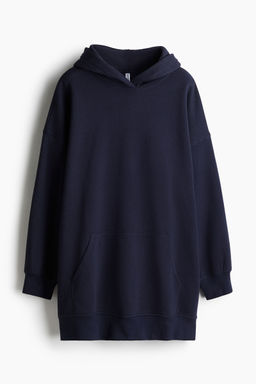 H&M - Women Brown Hooded Cotton Dress