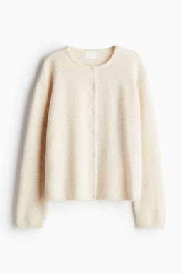 H&M - Women White Loose-Fit Cardigan