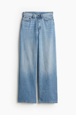 H&M - Women Blue Wide Ultra High Jeans