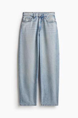 H&M - Women Blue Baggy High Jeans