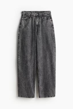 H&M - Women Grey Baggy High Jeans