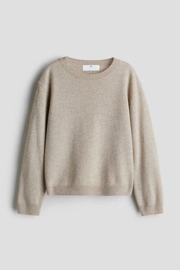 H&M - Girls Beige Cashmere-Blend Jumper