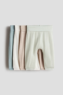 H&M - Boys & Girls 4-Pack Ribbed Cotton Trousers