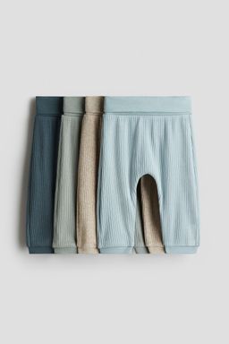 H&M - Boys 4-Pack Ribbed Cotton Trousers