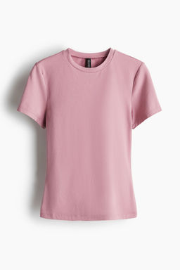 H&M - Women Pink Fitted T-Shirt