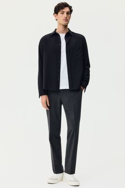 H&M - Men Grey Slim Fit Tailored Joggers