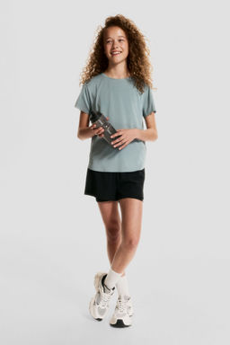 H&M - Girls Black Double-Layered Running Shorts With Drymove