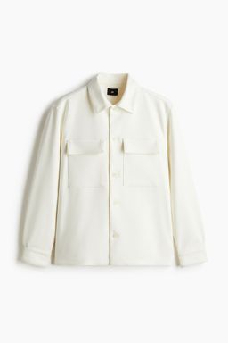 H&M - Men White Regular Fit Overshirt