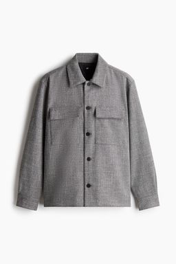 H&M - Men Grey Regular Fit Overshirt
