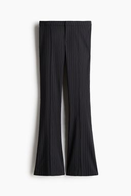 H&M - Women Black Fla Tailo Trousers