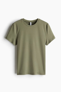 H&M - Women Green Fitted T-Shirt