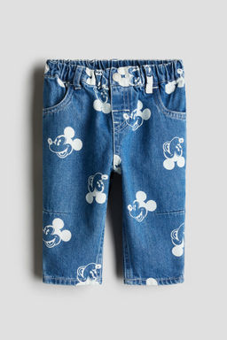 H&M - Boys Blue Printed Jeans