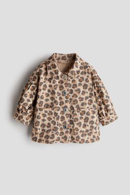 H&M - Girls Beige Cotton Overshirt