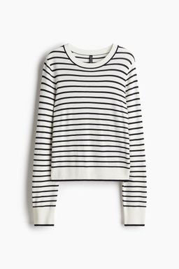 H&M - Women White Fine-Knit Jumper